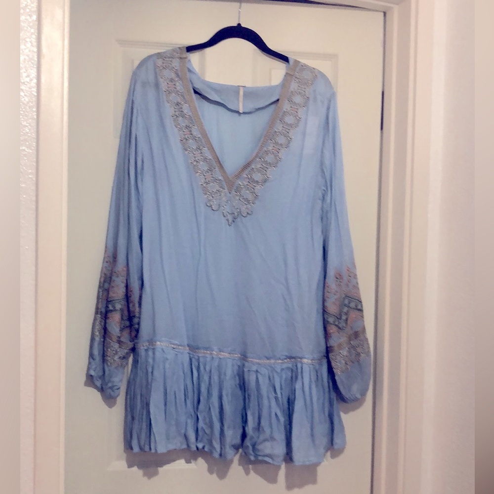 Free People Blue Skies Dress, Size Small